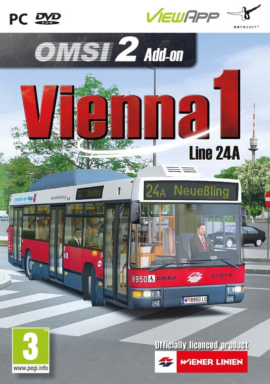 Vienna 1 High Floor Bus Line 24A