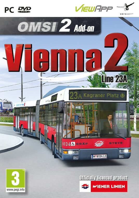 Vienna 2 High Floor Bus Line 23A