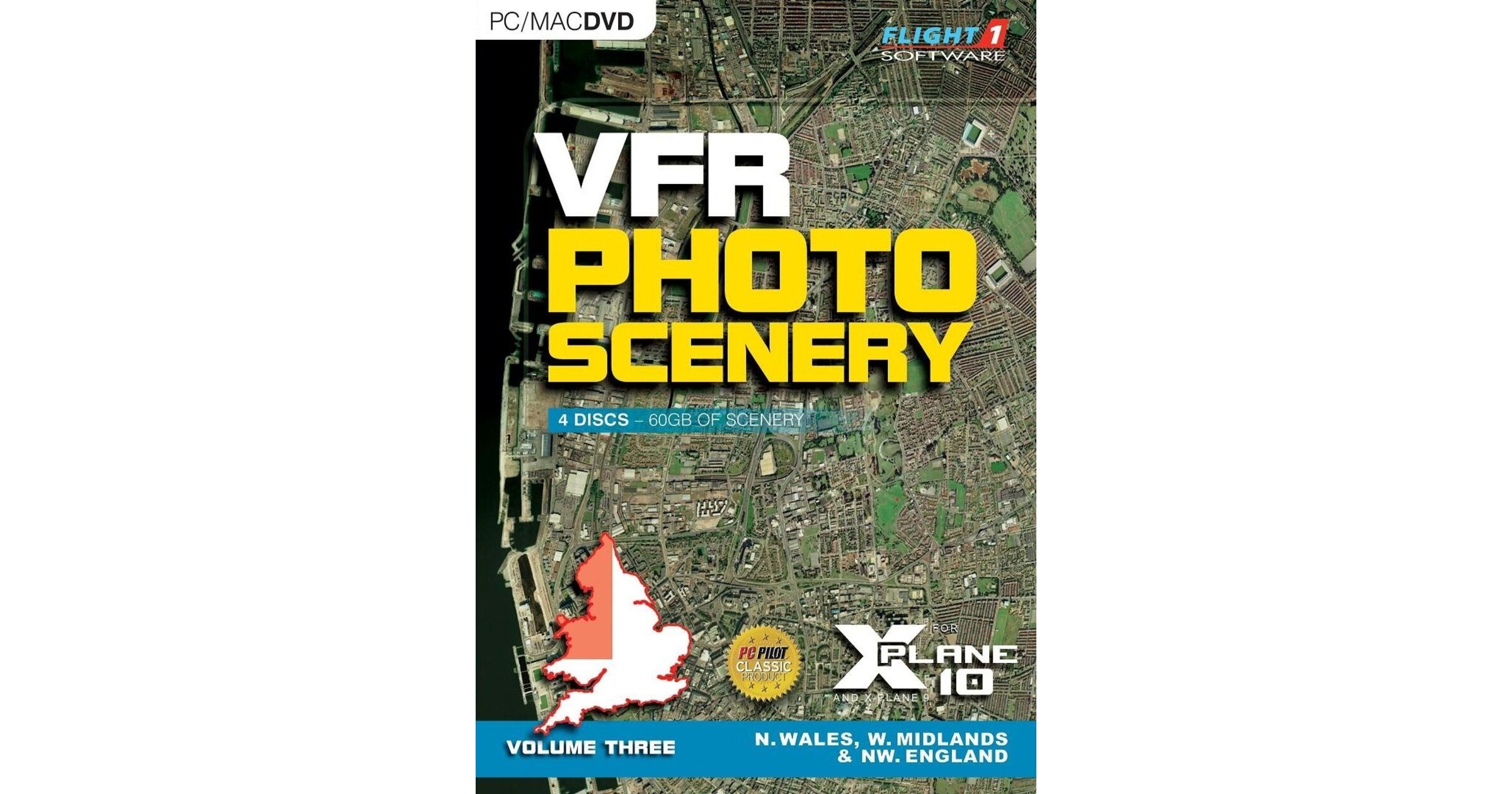 XPlane 10 VFR Photo Scenery vol 3 PC
