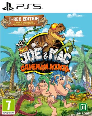 New Joe & Mac: Caveman Ninja T-Rex Edition
