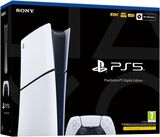 Show more information on PlayStation 5 Console Slim White (Digital) PlayStation 5 Console Slim White (Digital)