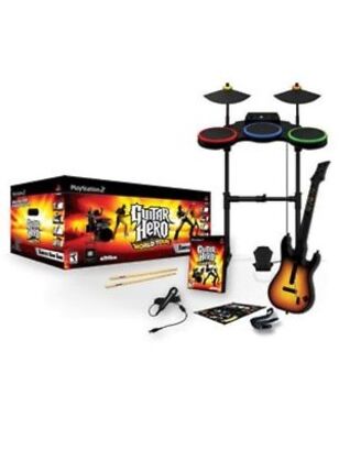 Guitar Hero: World Tour Complete Band Game - Drums + Guitar