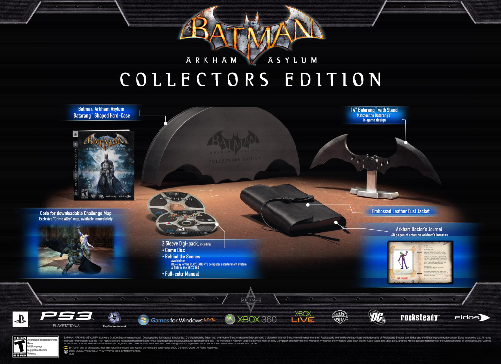 Batman: Arkham Asylum Collectors Edition – PlayStation