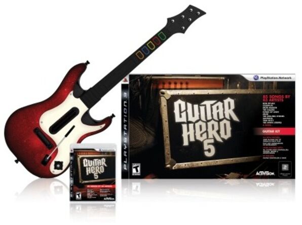 Guitar Hero 5 with Guitar
