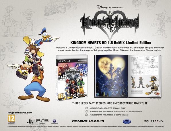Kingdom Hearts HD 1.5 ReMIX Limited Edition