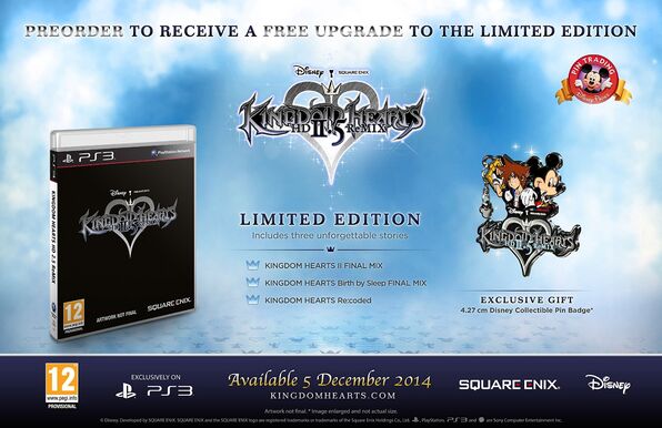 Kingdom Hearts HD 2.5 ReMIX Limited Edition