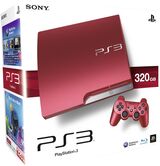 PlayStation 3 320Gb Slim Model - Scarlet Red (2 Controllers)