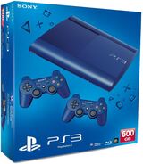 Show more information on PlayStation 3 500GB Super Slim - Azurite Blue PlayStation 3 500GB Super Slim - Azurite Blue