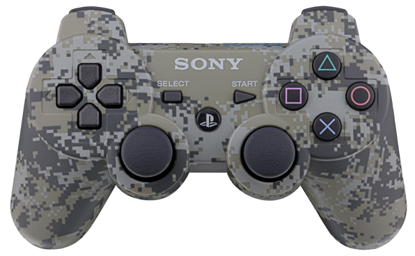 Sony PS3 Dual Shock Controller CAMO GREEN