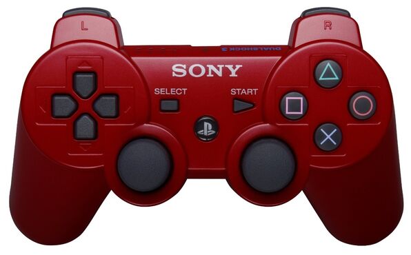 Sony PS3 Dual Shock Controller RED