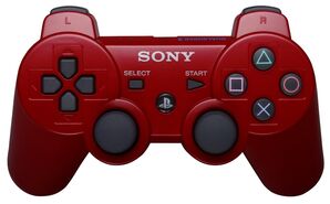 Sony PS3 Dual Shock Controller RED