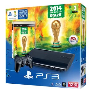 PlayStation 3 Console (SSlim) 12GB with FIFA World Cup 2014