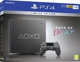 Show more information on Playstation 4 Slim Console 1TB Days of Play Steel Black Playstation 4 Slim Console 1TB Days of Play Steel Black