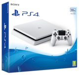 Show more information on Sony Playstation 4 New Look Slim White Console - 500GB Sony Playstation 4 New Look Slim White Console - 500GB