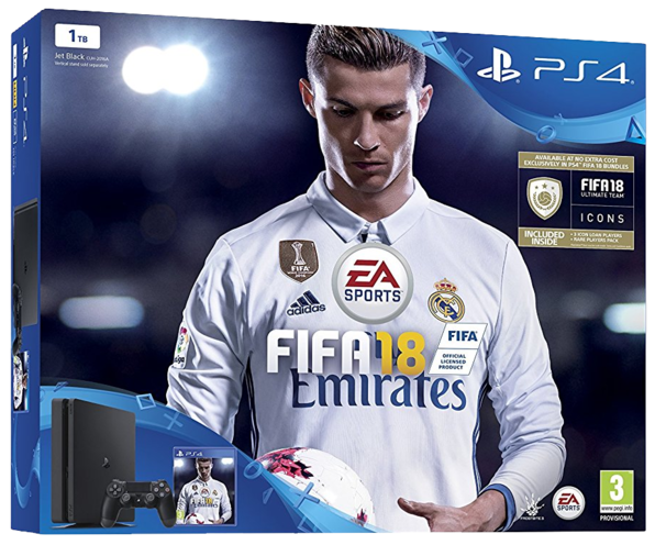 Sony Playstation 4 Slim Console - 1TB FIFA 18 Bundle