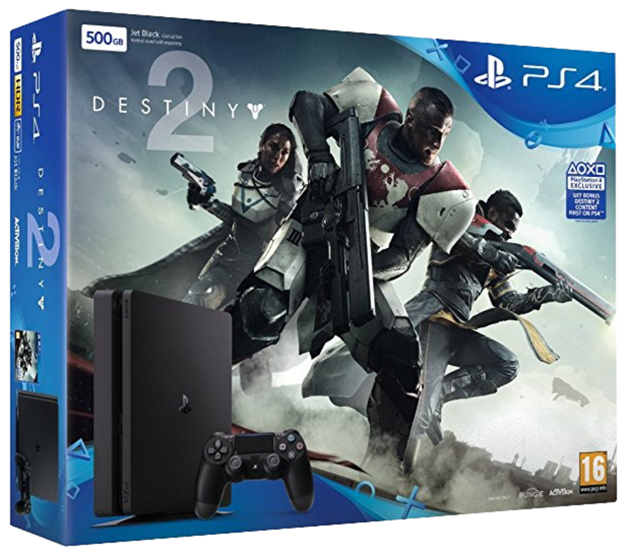 Sony Playstation 4 Slim Console 500GB Destiny 2 Bundle