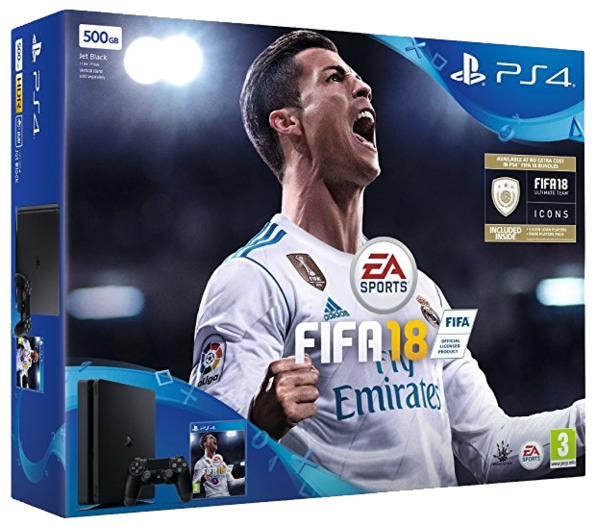 Sony Playstation 4 Slim Console - 500GB FIFA 18 Bundle