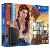 Show more information on Sony Playstation 4 Slim Console - 500GB GTA V Bundle Sony Playstation 4 Slim Console - 500GB GTA V Bundle