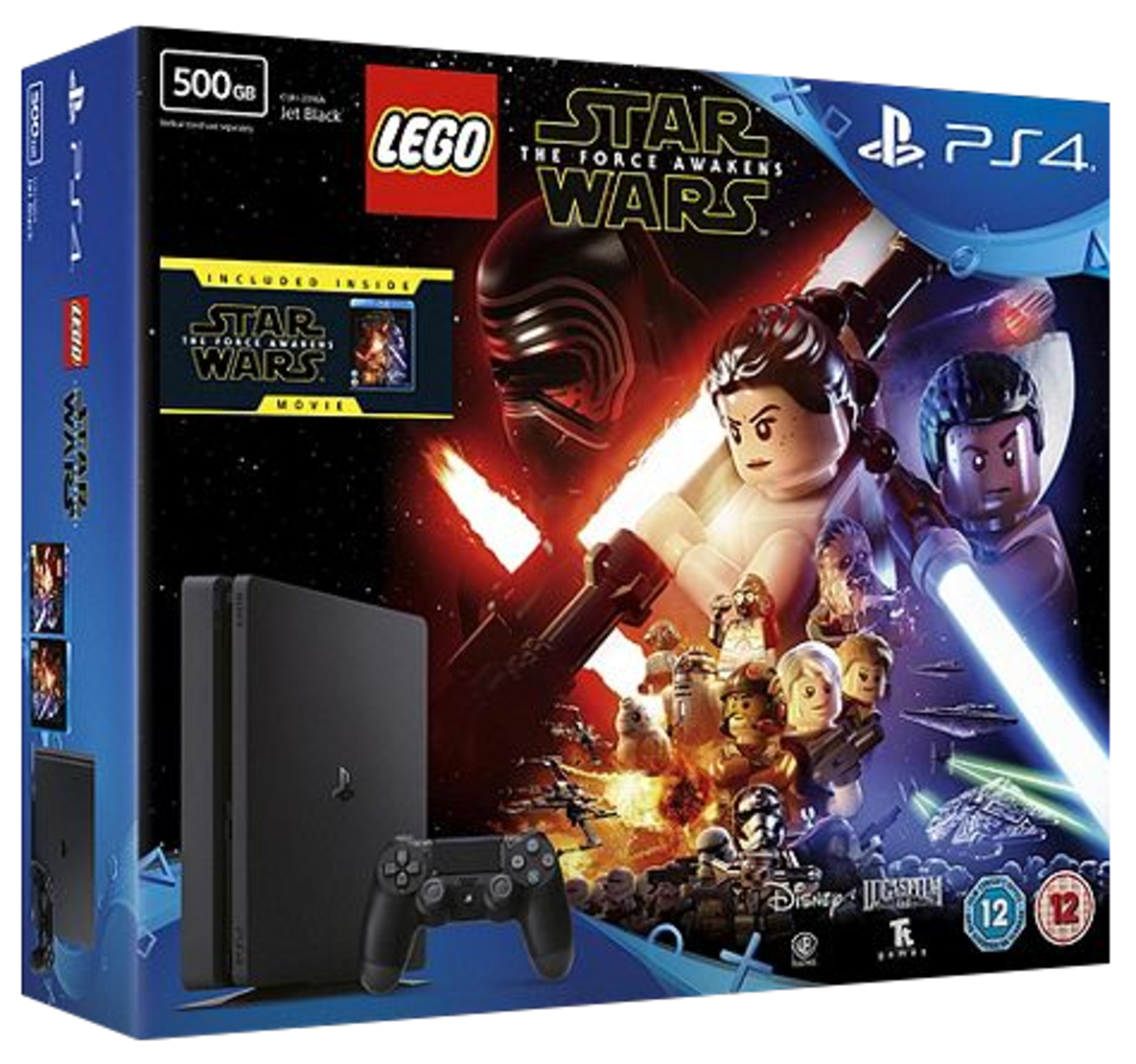 Sony Playstation 4 Slim Console 500GB Lego Star War Bundle