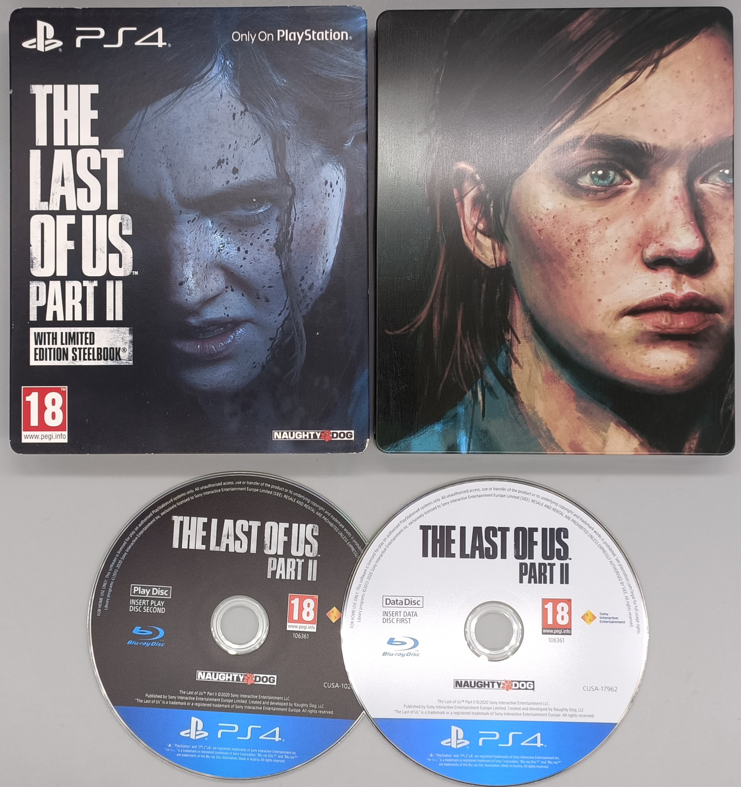 The Last Of Us PS4 Steelbook G2 – Rare, No Game Included (Good Condition)