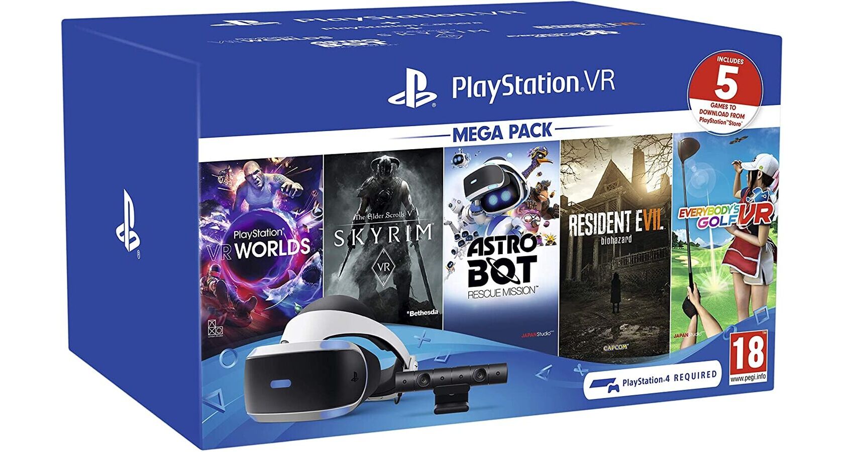 PlayStation4 pro 1TB すばらしかっ 本体＋PSVR MEGAPACK