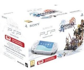 Sony PSP 3000 Console (White) with Final Fantasy Dissidia Bu