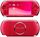 Sony PSP 3000 Radiant Red Front Back