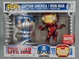 [2 Pack] Captain America/Iron Man (Action Pose) Marvel Civil