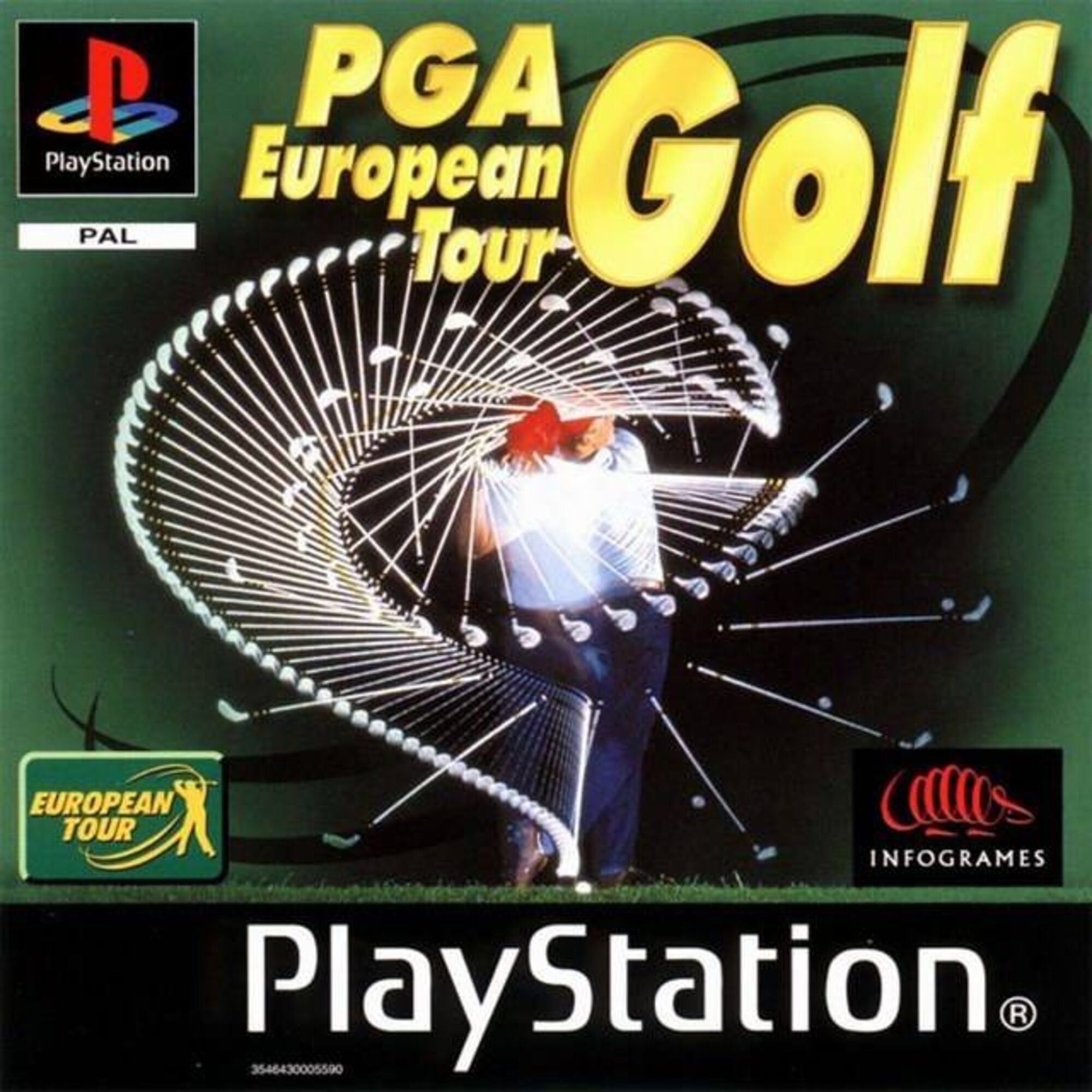 PGA European Tour Golf PlayStation PSone