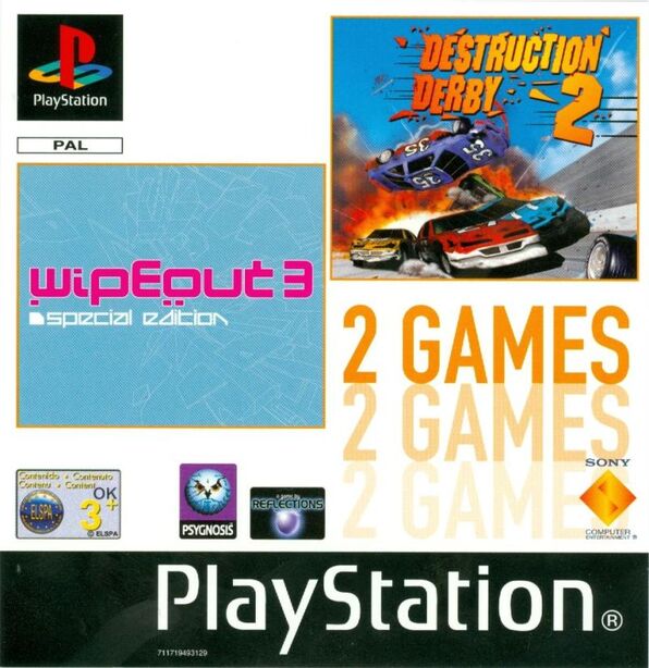 Wipeout 3 & Destruction Derby Twin Pack