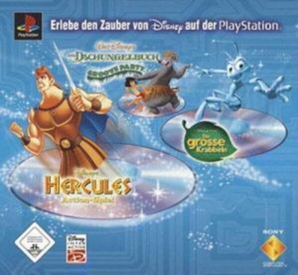 Hercules, Jungle Book, Bugs Life Triple Pack