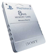 Official Sony PS2 Memory Card 8mb - Silver