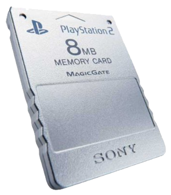 Official Sony PS2 Memory Card 8mb - Silver