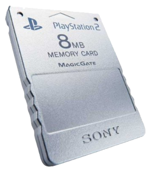Official Sony PS2 Memory Card 8mb - Silver