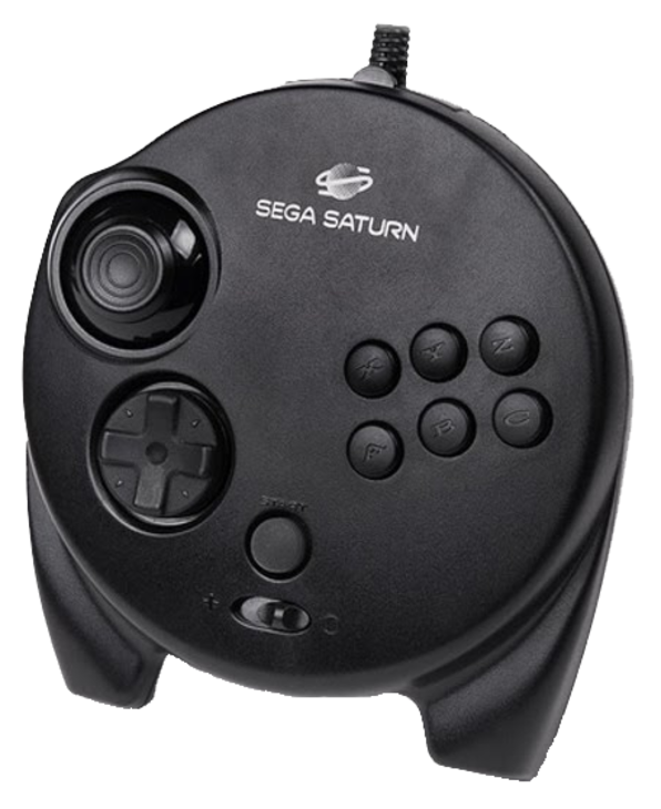 Sega Saturn Official Controller (3D Analog Knights Pad)