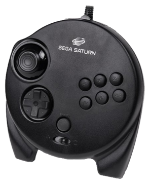 Sega Saturn Official Controller (3D Analog Knights Pad)