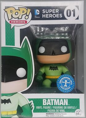 #01 Batman (Rainbow, Green) DC Pop Heroes - 75th Anniversary