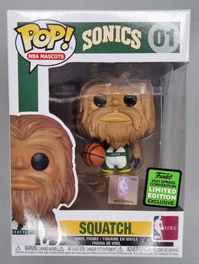 #01 Squatch - NBA (Mascots) - Sonics - 2021 Con