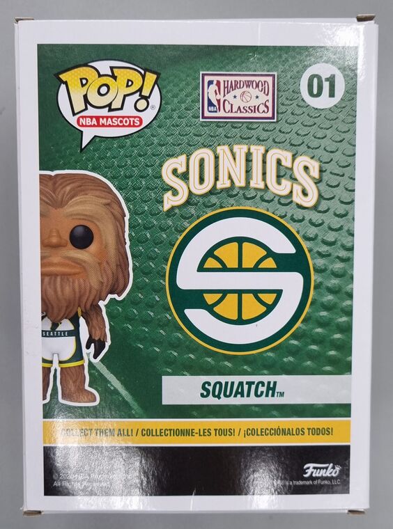 Funko POP! NBA Mascots: Sonics - Squatch (2021 Spring Convention) #01