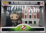 #03 Dr. Peter Venkman with Firehouse Ghostbusters BOX DAMAGE