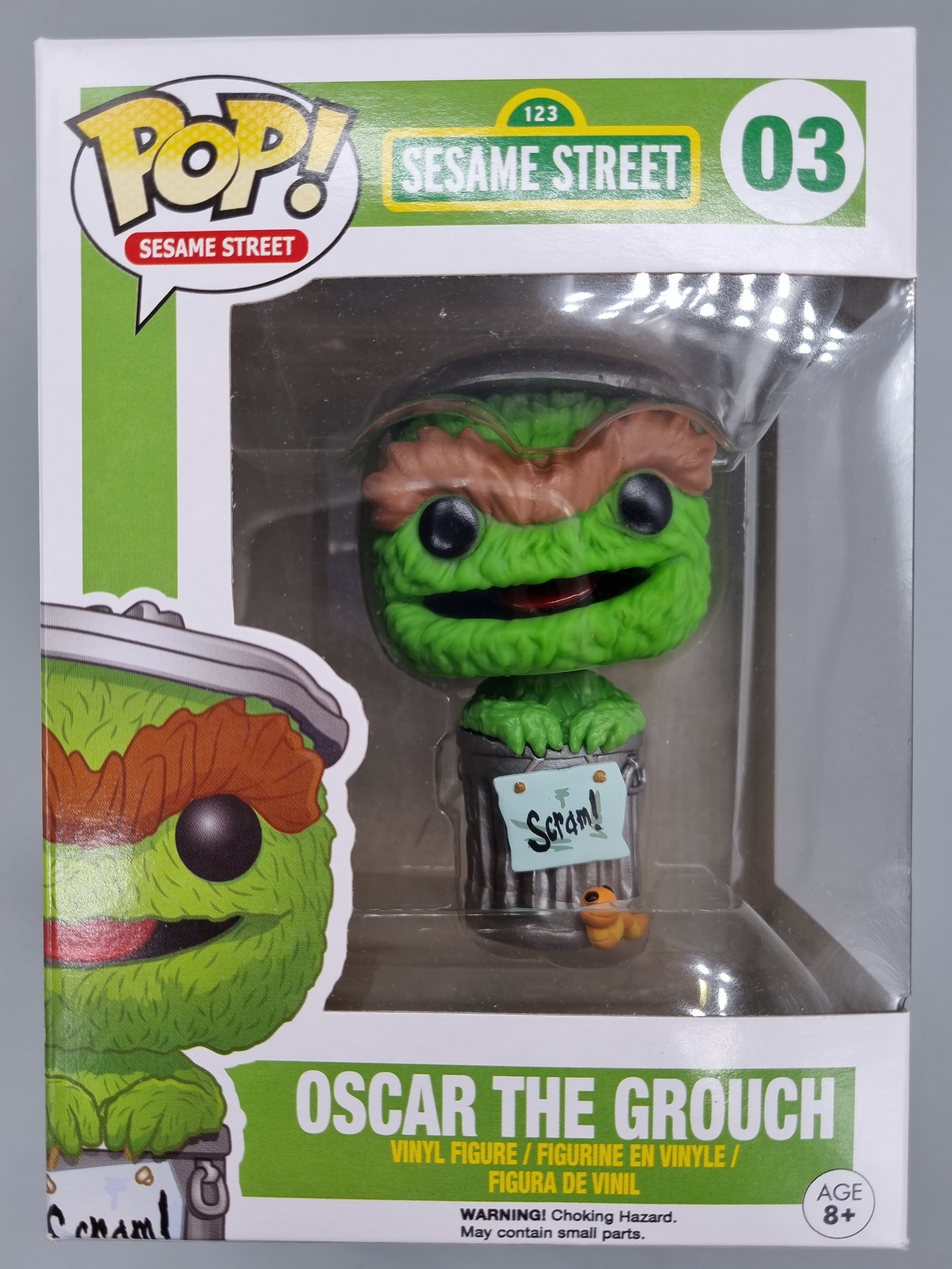 Funko Sesame Street pop vinyl Oscar The Grouch #03 