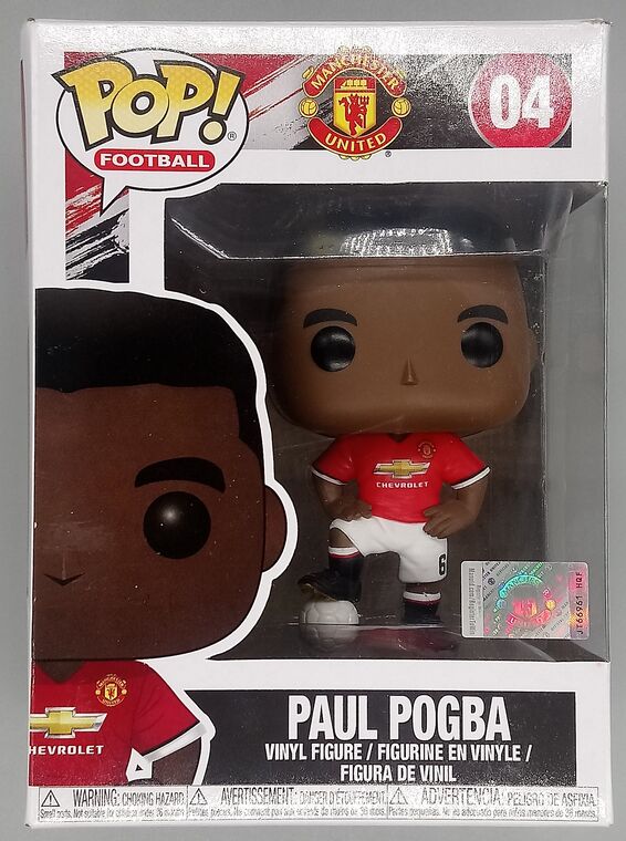 #04 Paul Pogba - Football - Manchester United - BOX DAMAGE