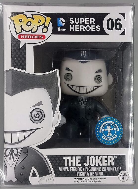 #06 The Joker - B&W - DC Super Heroes