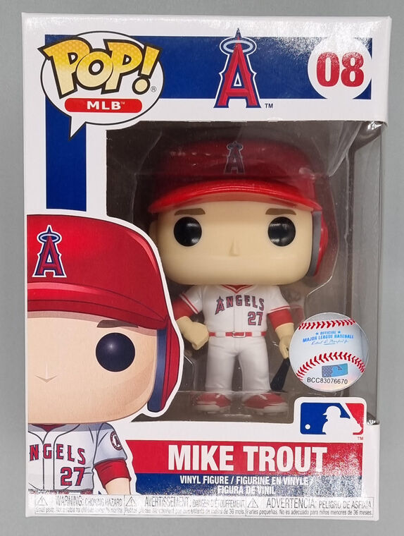 #08 Mike Trout - Pop MLB Baseball