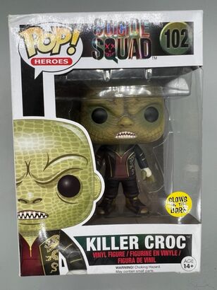 #102 Killer Croc - Glow - Suicide Squad - BOX DAMAGE