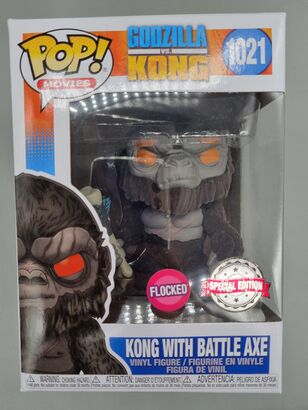 #1021 Kong (with Battle Axe) - Flocked - Godzilla vs Kong