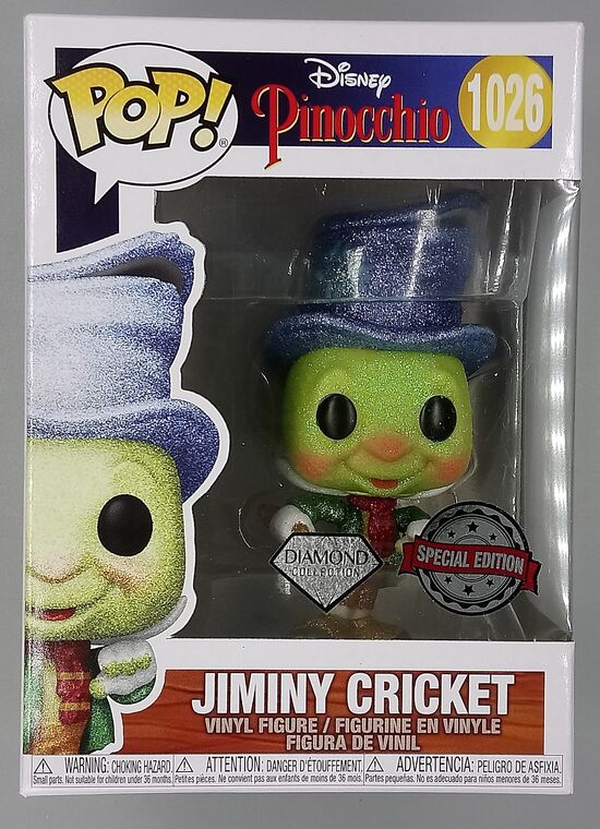 #1026 Jiminy Cricket (Street) - Diamond - Disney Pinocchio