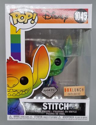#1045 Stitch (Seated Smiling Pride) Diamond Disney Lilo & St