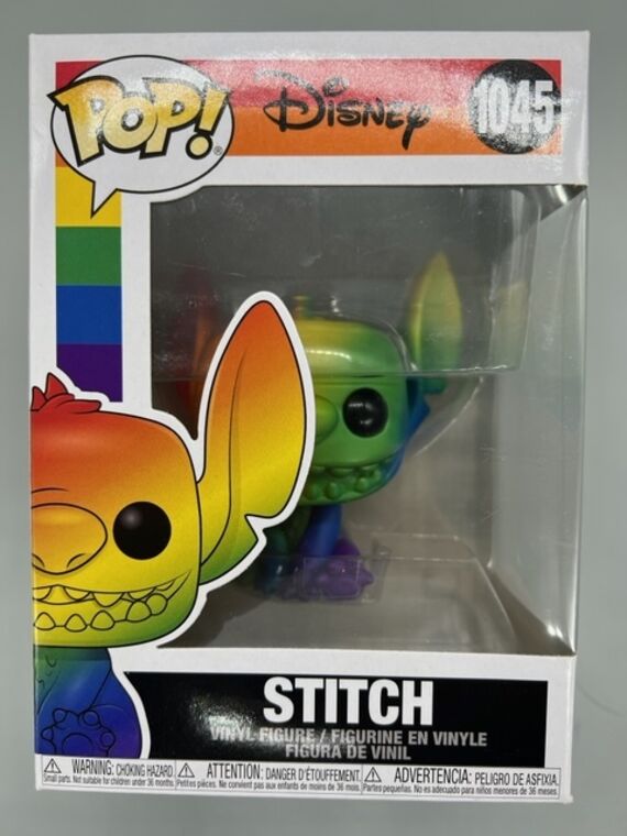 #1045 Stitch (Seated Smiling Pride) Disney Lilo & Stitch