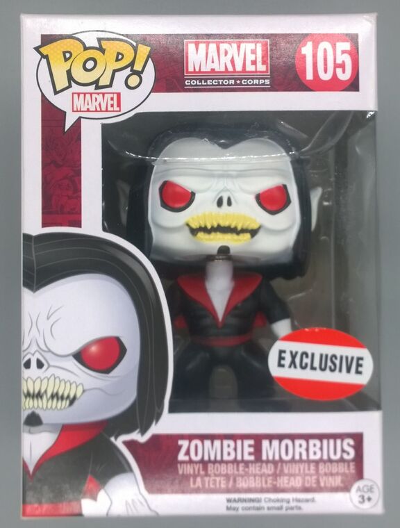 #105 Zombie Morbius - Marvel Collector Corps - BOX DAMAGE